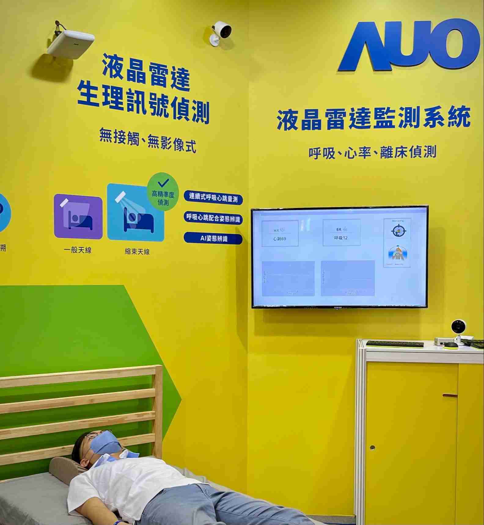 888.BY集团电子游戏颐康「无接触生理监测雷达」，，免除传统线路与贴片束缚，，，，精准侦测呼吸、、、心跳等重要生理讯号